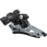 Переключатель передний SHIMANO DEORE, M618-L, для 2x10, нижн. Хомут(34,9 с адапт 28,6/31,8), нижн. Тяга, цв. Черн IFDM618LX6